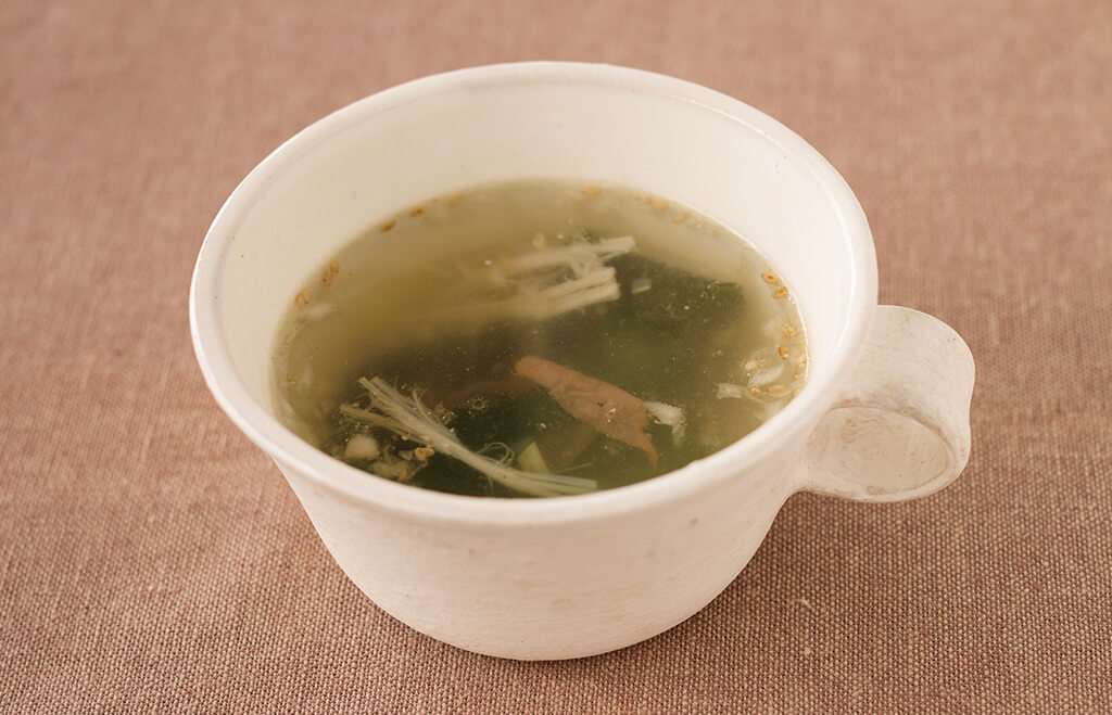 梅ごまスープ